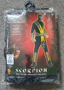 Mortal Kombat Scorpion Adult Costume Size Large by Rubies (New) - Picture 1 of 13