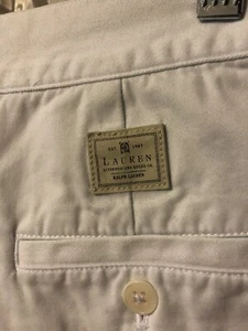 LAUREN AUTHENTIC DRY GOODS CO LAUREN JEANS CO VINTAGE WEISSE SHORTS GRÖSSE 6 - Bild 1 von 4