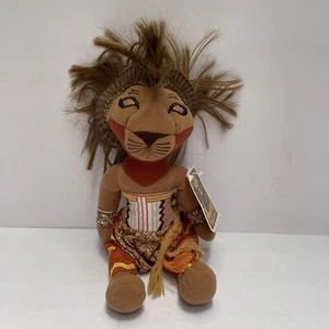 THE LION KING Broadway Musical SIMBA Lion Plush Stuffed Animal Disney Doll 12” - Picture 1 of 12