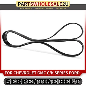 100.01 inch Serpentine Belt for GMC C/K Series Ford F-250 Super Duty Chevrolet - Picture 1 of 8