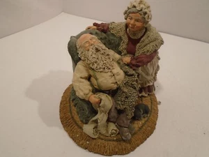 1989 signed June McKenna Bedtime Stories Santa Figurine 10" Signed #205/4000 - Picture 1 of 6