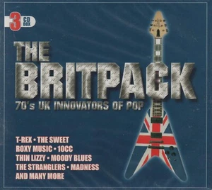 THE BRITPACK 70S - T-REX SWEET HOLLIES 10CC MUD RUBETTES - 3 CDS - NEW & SEALED! - Picture 1 of 2
