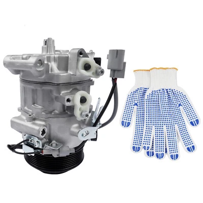 Compresor de aire acondicionado con embrague para Toyota 2015-20 Highlander 2017-20 Sienna 3,5 L V6 Foto 1 de 4