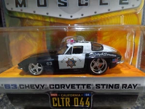 1963 Chevy Corvette Highway Patrol Jada 2005 Bigtime Muscle 1/64 Wave 4 #044 - Bild 1 von 10