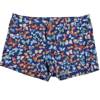 Pantalones Cortos Celebrity Rosa Para Mujer 11 Estampado Mariposa Elastizados Verano Informales Foto 1 de 4