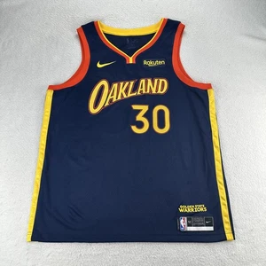 Camiseta deportiva 100 % auténtica Stephen Curry Nike Warriors City Oakland talla 52 XL Rakuten - Imagen 1 de 14