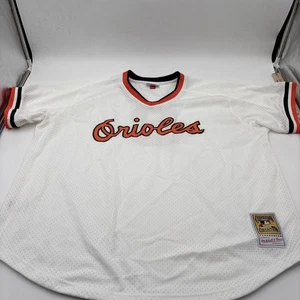 Jersey Mitchell & Ness 1985 Baltimore Orioles Cal Ripken Jr #8 3XL 56 - Imagen 1 de 9