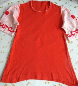 DDR Retro Hippie Damen Shirt rot Gr.164 / 32/34/ XS - Bild 1 von 5