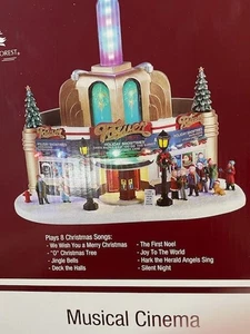 2020 Lemax Enchanted Forest "MUSICAL CINEMA" LED LIGHTS w/ Box Tested - Picture 1 of 1