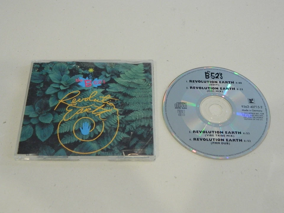 The B-52's Revolution Earth CD Single [rare] Foto 1 de 2