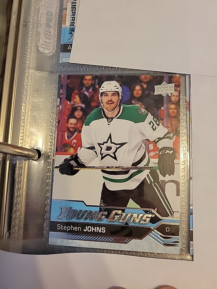 2016-17 Upper Deck Series 2 Young Guns Stephen Johns Dallas Stars - Image 1 of 1