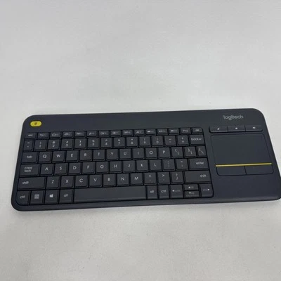 Logitech K400 Plus keyboard Wireless with Touchpad - Black W/ USB Dongle - Image 1 of 4