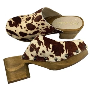 Matisse HOLLY Clogs Leder Echtfell gefärbt Rind Obermaterial Brasilien Damengröße 6M NEU - Bild 1 von 10