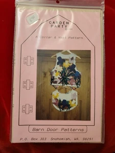 Chaleco Cuello Floral Fiesta Jardín Patrón Talla 10-16 Envío Gratis  - Imagen 1 de 2