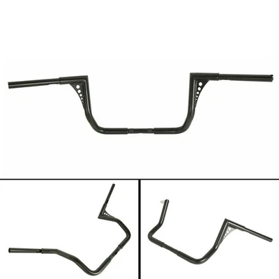 Handlebar Black New 1Pc Iron Hanger Handle Bar Fits For Harley Touring 1982-2016 - Image 1 of 4