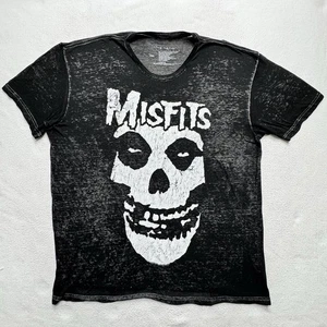 (XXL) Misfits Unisex Soft Silky Smooth 50/50 Blend Shirt XXl Black Graphic - Picture 1 of 5