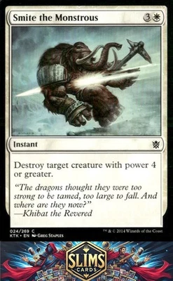 Magic the Gathering MTG Khans of Tarkir Smite the Monstrous #24 Buy 2 Get 1 - Image 1 of 2