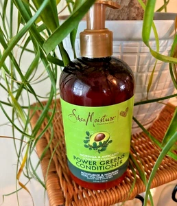 Shea Moisture Power Greens Conditioner 13 fl oz Moringa & Avocado - Picture 1 of 3