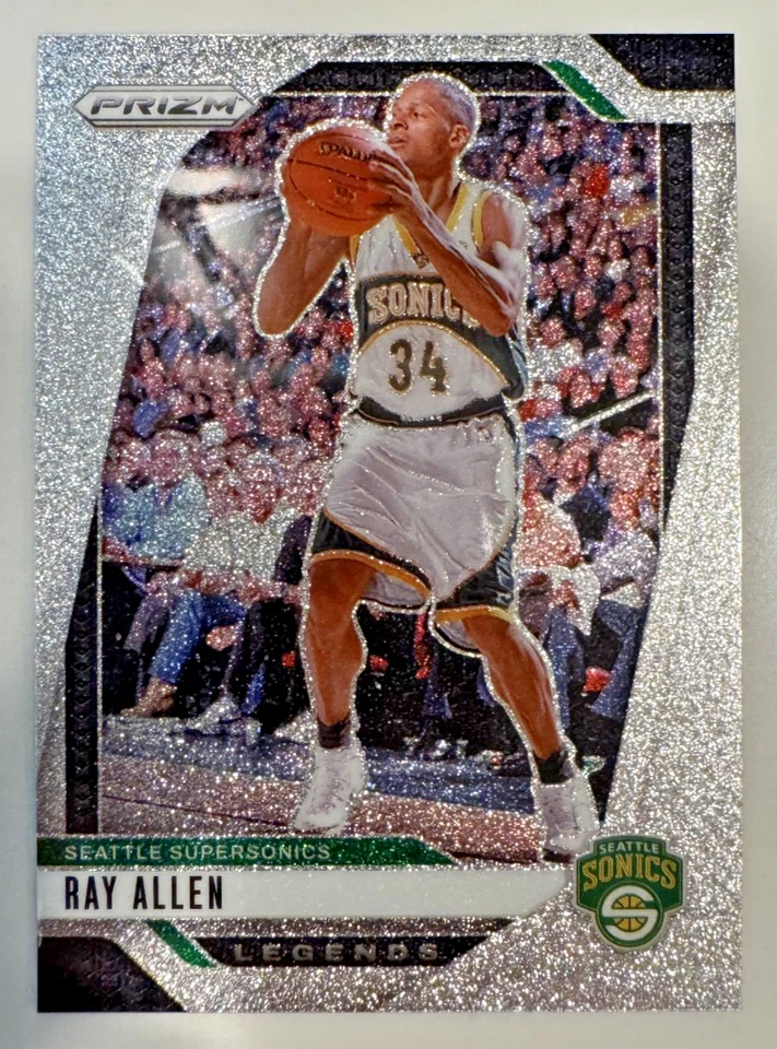 2024-2025 NBA Basketball Panini Prizm Ray Allen  Glitter SSP RC #300  NM/M - image 1 of 1