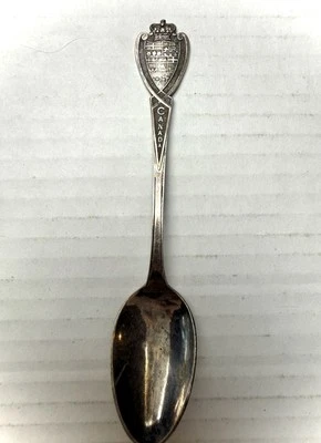 CUCHARA PERFORADA DE RECUERDO EPNS CANADÁ DE COLECCIÓN CUBIERTOS ANTIGUOS Foto 1 de 4
