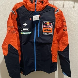 Red Bull KTM Factory Racing Team Hardshell Jacket Medium NEW! - Picture 1 of 15