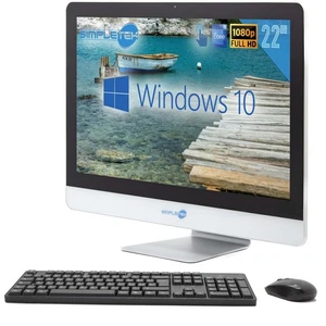 Aio All IN One i7 22 " FHD Touchscreen 16GB RAM 240GB+120GB SSD Windows 10 Pro - Picture 1 of 7