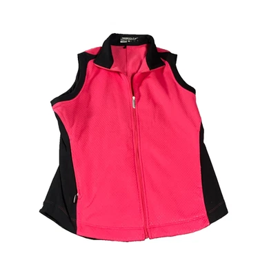 Жилет для гольфа женский Nike Therma Fit на молнии средний розовый с карманами спортивный - Изображение 1 из 4