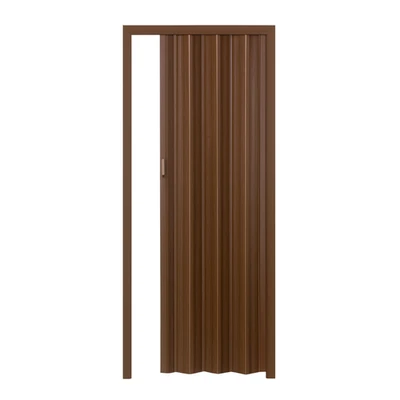 PALUCART Porta a Soffietto in PVC 215x84x3 cm Chiusura Magnetica ROVERE VENATO 2711F