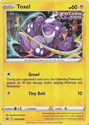 Toxel - Promo SWSH: Sword & Shield Promo Cards SWSH209 NM Holo - Image 1 of 2