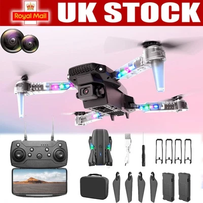 Remote Control Drone for Kid Foldable Drone RC Quadcopter Drone with Dual Camera - Image 1 of 4