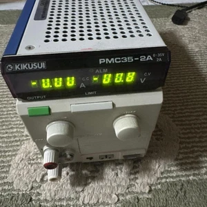 Kikusui PMC350-0.2A Alimentatore Stabilizzato 0-350V 0-200mA Testato Include Cavo - Foto 1 di 12