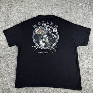 Chemise Sullen Art Collective Homme 2XL Noir Jamais Vaincu Tatouage Graphique Tee - Photo 1/11