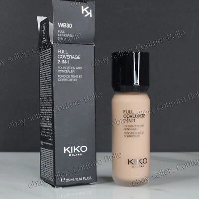 Base y corrector italiano MILANO cobertura completa 2 en 1 WB30 beige cálido 30 nuevo en caja Foto 1 de 3