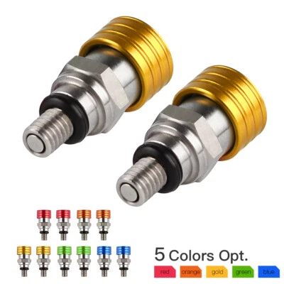 Válvula de purga de aire de horquilla de motocross M5x0,8 para Suzuki RM65/85/125/250 RMZ250 RMZ450 Foto 1 de 4