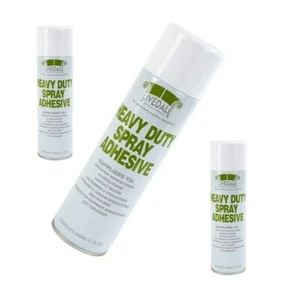 HEAVY DUTY UPHOLSTERY SPRAY ADHESIVE FOR FOAM FABRIC WOOD CARD CARPET DIY CRAFT - Picture 1 of 2