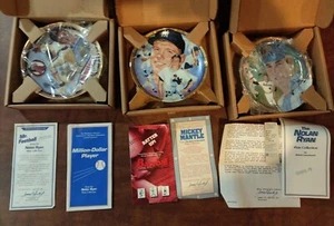 LOT of 3 Nolan Ryan Hamilton Collection Strikeout Collector Plates Mantle Fast - Picture 1 of 8