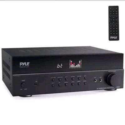 Pyle Hi-Fi Wireless BT Home Theater Receiver - 7.2 Channel w/ 1200W MAX - Image 1 of 4