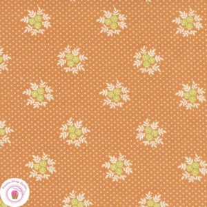 Moda FRUIT COCKTAIL 20464 17 Orange Tangerine Floral  FIG TREE Quilt Fabric - Picture 1 of 5