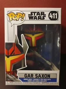 NM/MINT Funko Pop Star Wars The Clone Wars Gar Saxon #411 - Picture 1 of 6