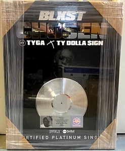 BLXST Evgle Chosen ft Tyga & Ty Dolla Sign Certified Platinum Single Vinyl NEW - Imagen 1 de 6
