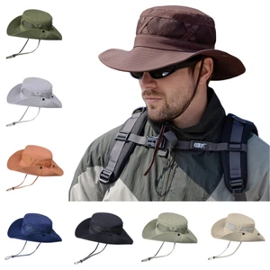 Fischerhut breite Krempe Sonnenhut für Herren Damen Outdoor Sonnenschutz Fischerhut - Bild 1 von 20