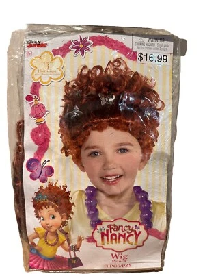 Elegante Peluca Infantil Nancy Disfraz Halloween DressUp Disney Jr Accesorio Nuevo Foto 1 de 3