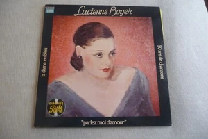 LUCIENNE BOYER 2LP PATHE ART COVER COMTESSE ANTOINETTE DE LITTRY - Imagen 1 de 10