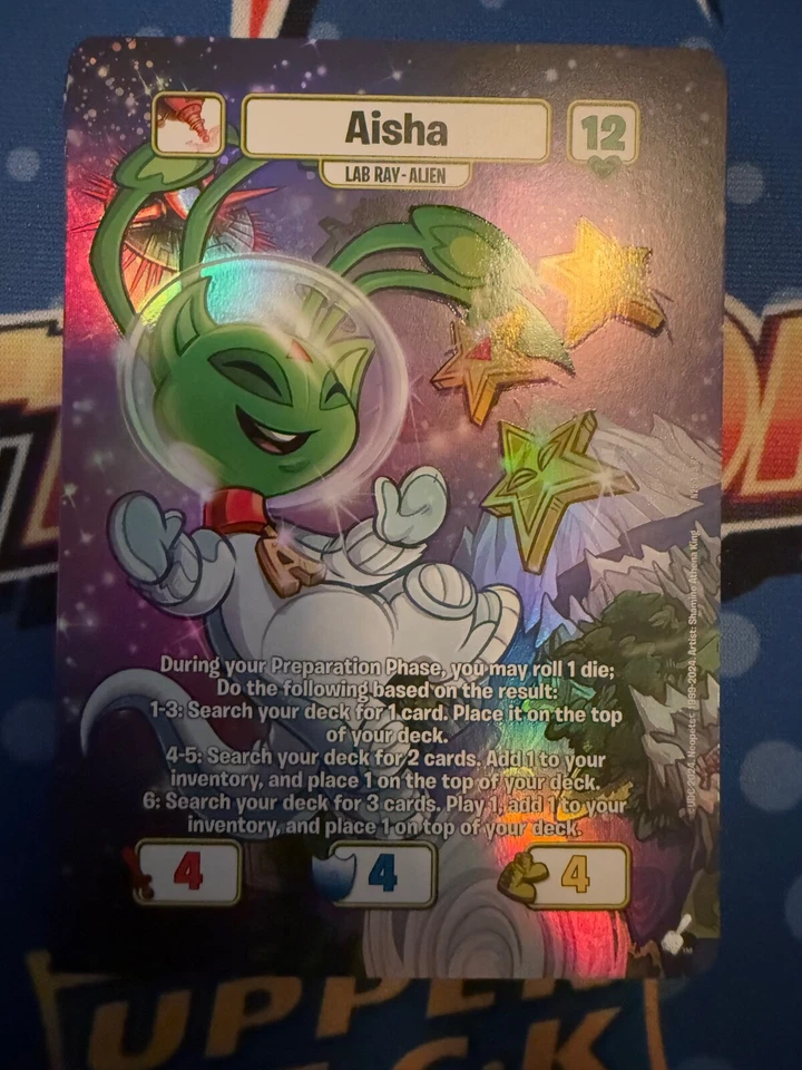 Neopets Battledome TCG 25th Anniversary Alien Aisha **UC Art Variant** - Image 1 of 1