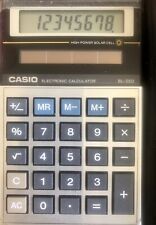 Cased Vintage Casio Calculator Excellent Condition SL-350 High Power Solar Cell