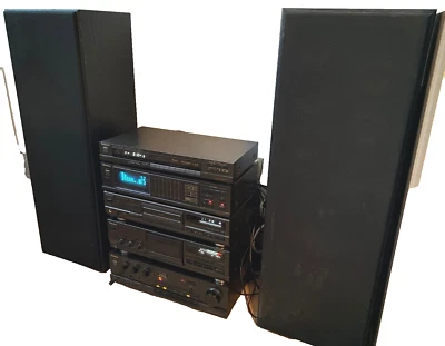 Technics Stereoanlage (CD-Player, Cassett-Deck,  Equalizer, Tuner, Amplifier)  - Bild 1 von 4