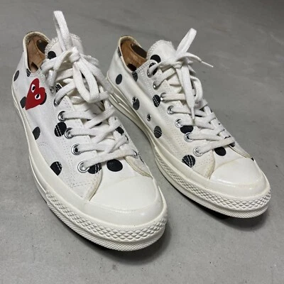 Comme Des Garçons Zapatos Converse Lunares Prendas para el torso bajas Tenis Hombres 9 Mujeres EE. UU. 11 Foto 1 de 4