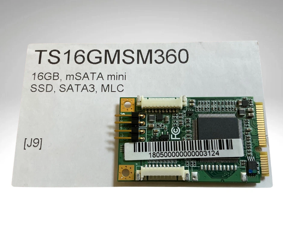 Transcend MSM360 16GB mSATA SSD SATA/600 – 3 Yr Warranty – TS16GMSM360 - Image 1 of 2