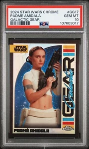 2024 Topps Star Wars Chrome Padme Amidala Galactic Gear #GG17 PSA 10 Gem Mint - Bild 1 von 2