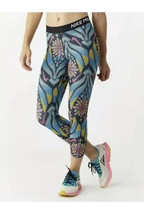 Nike Pro Damen Printed Cropped Trainingstights. Größe Small BV2975-010 - Bild 1 von 5